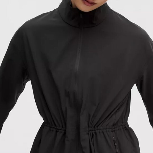 Lululemon UV-Protective Cinch-Waist Running Jacket in Black, Size Medium - Picture 10 of 10